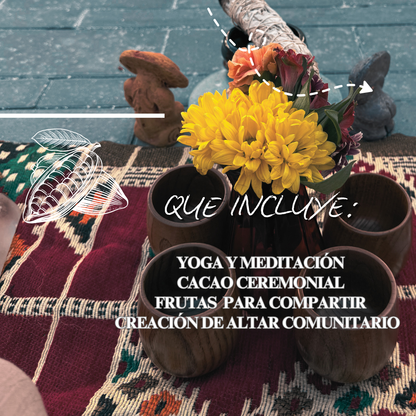 🌕 Círculo de Luna Llena: Yoga, Breathwork y Cacao Ceremonial