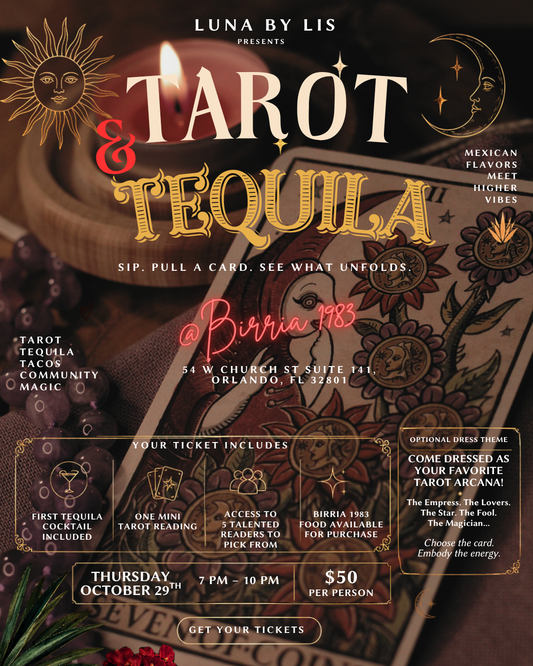 Tarot & Tequila Oct 29th - Birria 1983 Orlando