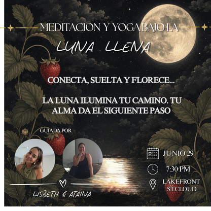 🌕 Círculo de Luna Llena: Yoga, Breathwork y Cacao Ceremonial