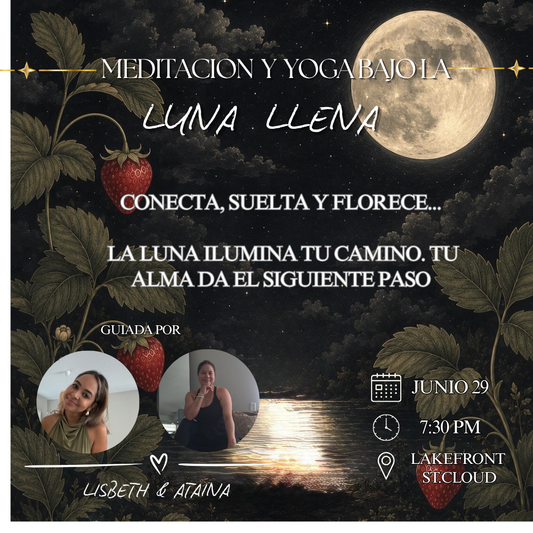 🌕 Círculo de Luna Llena: Yoga, Breathwork y Cacao Ceremonial