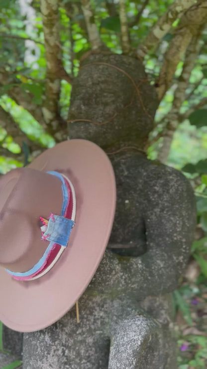 Soft Fire Fedora Hat